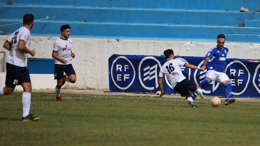 Lance del encuentro entre el Xerez CD y el Pozoblanco en el Pedro S. Garrido.