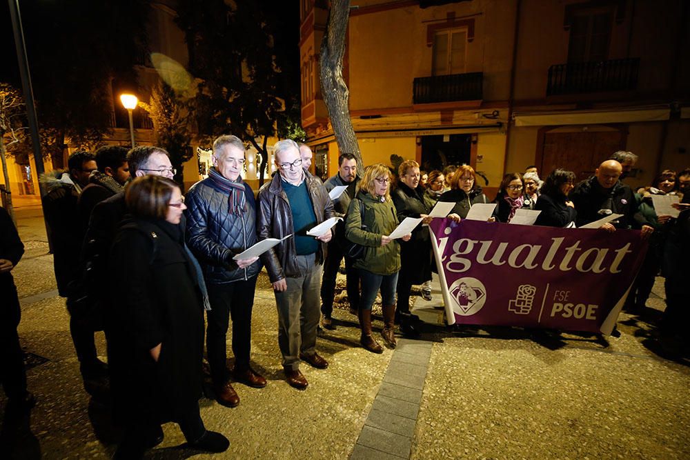 Unas 300 personas se manifiestan en Ibiza y Formentera en apoyo a las feministas andaluzas