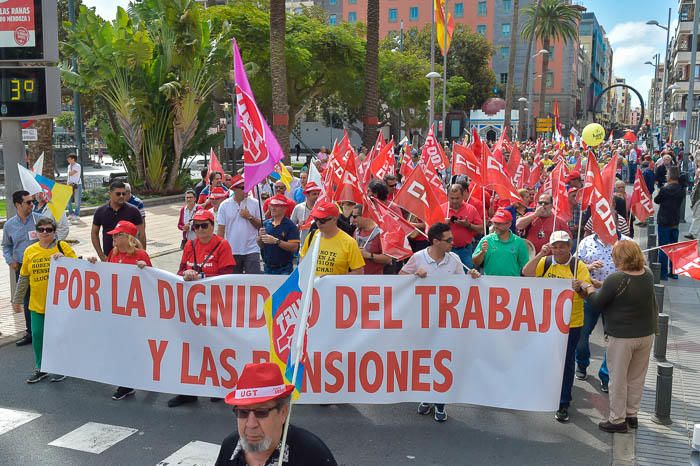 Manifestacion pensionistas desde San Telmo