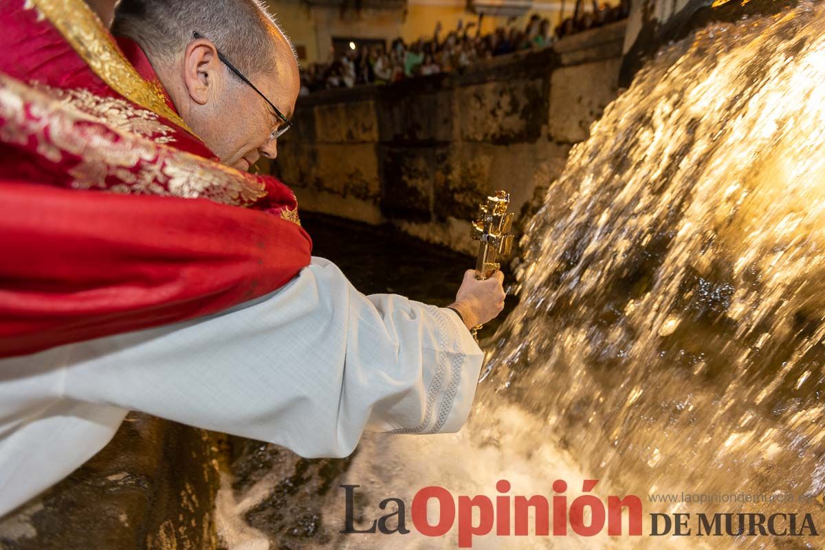 Procesión del Baño y parlamento en las Fiestas de Caravaca