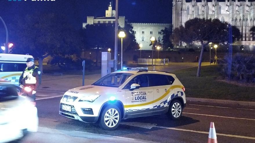 Imputados dos conductores por circular sin carné en Palma