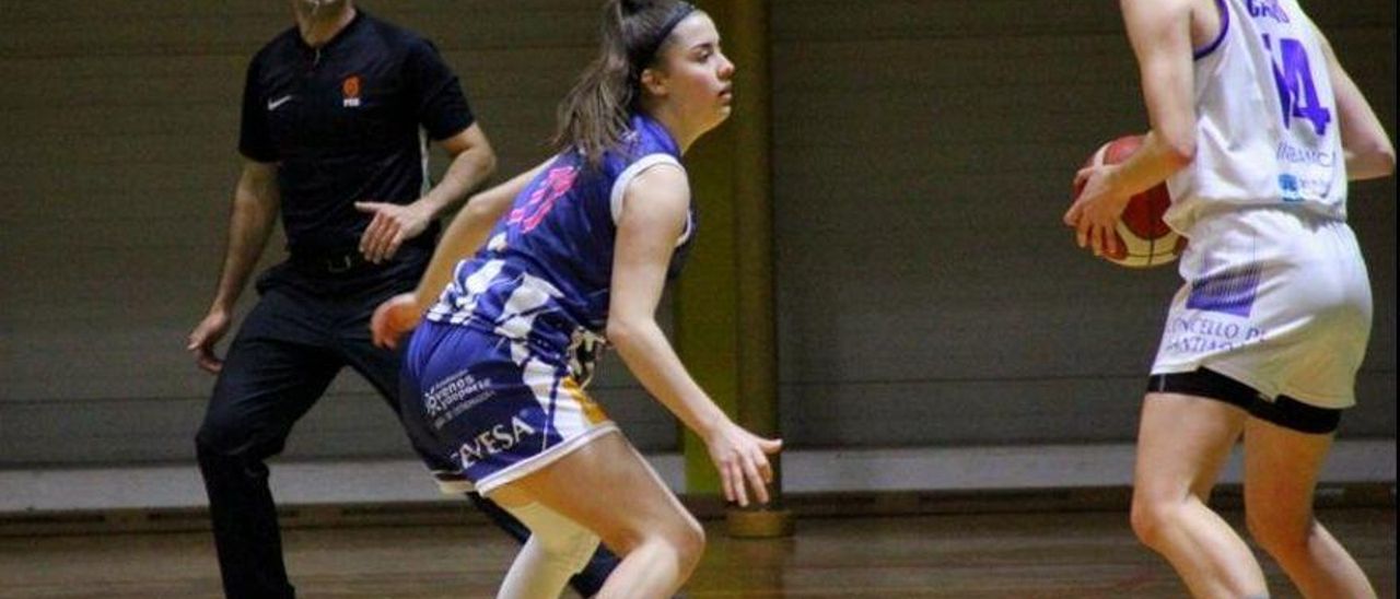 Laia Moya, en un partido anterior.