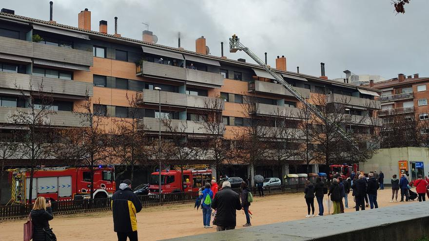 Incendi en un restaurant de Girona: dos ferits i una escala desallotjada