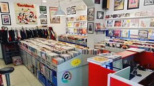 La tienda Escridiscos en su actual local de la calle Navas de Tolosa, 4