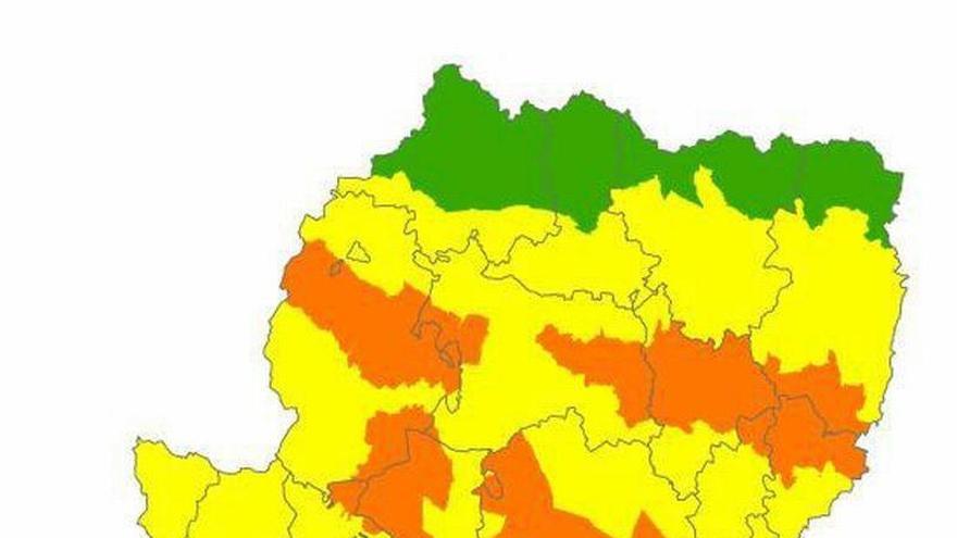 Alerta naranja de peligro de incendios forestales en varias zonas de Aragón