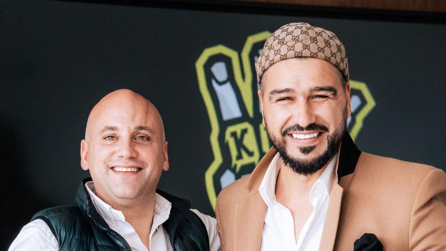 Javi Rozada, con Yevgeny Savin.  | KRASAVA YPSONAS