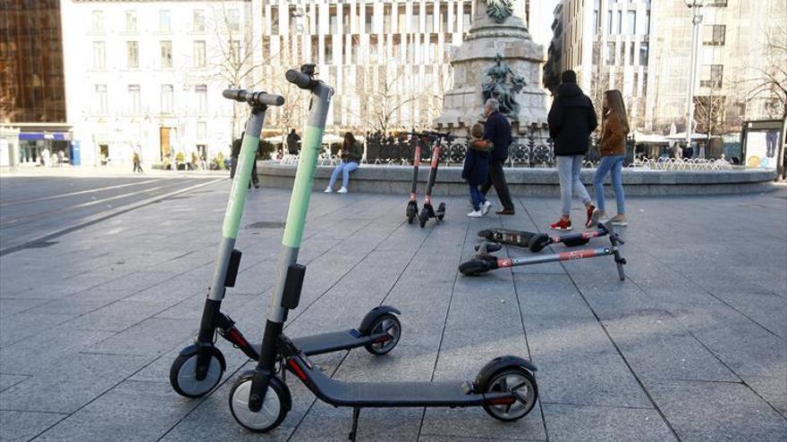 Zaragoza limita el patinete eléctrico a dos empresas y 1.700 vehículos