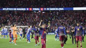 El Barça tiene LaLiga encarrilada tras vencer en el Metropolitano y el KO del Real Madrid en Mallorca