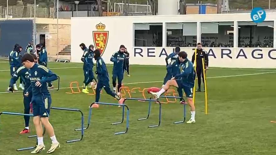 Vídeo | El Real Zaragoza vuelve a los entrenamientos tras la victoria en Ipurua