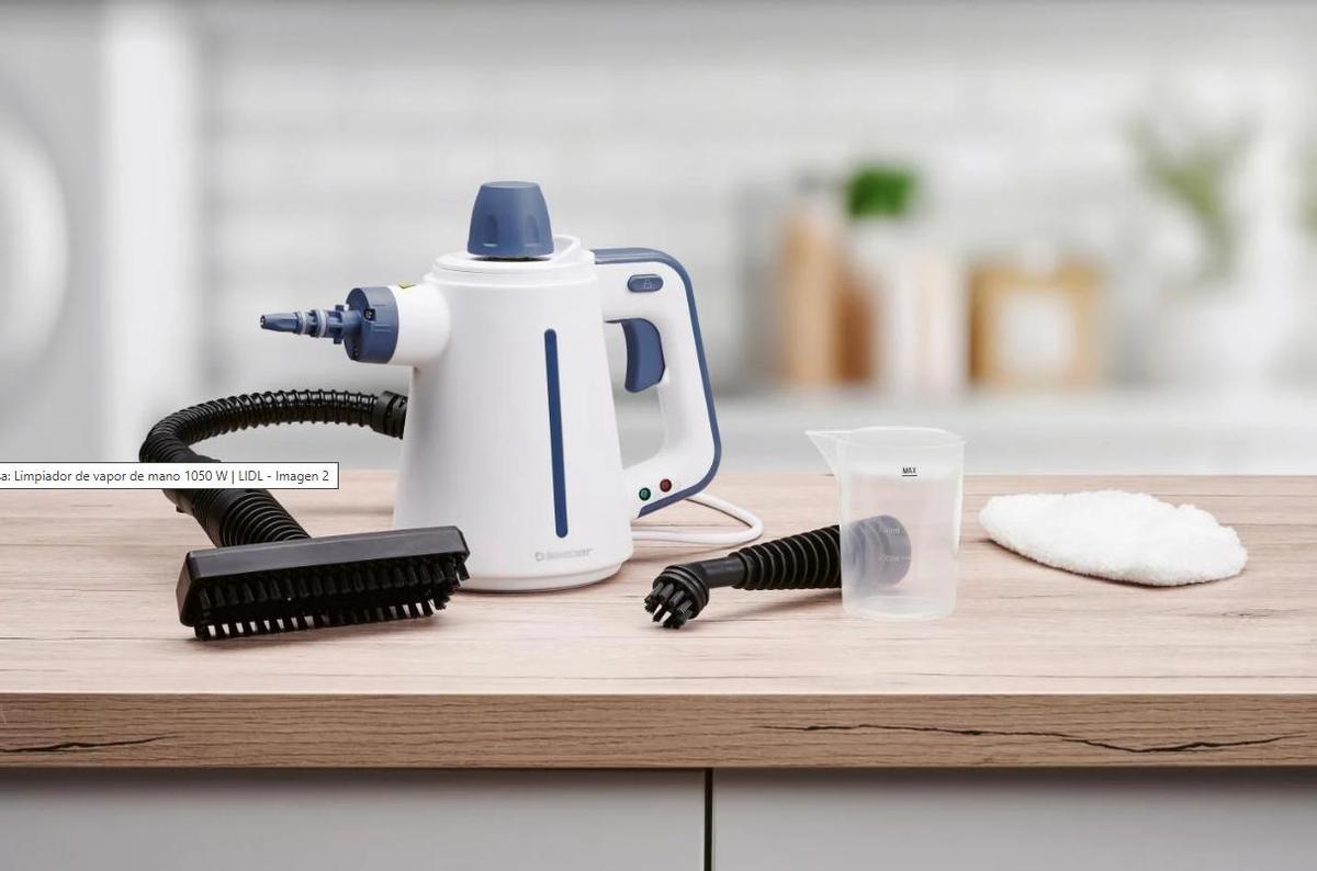 Limpiador de vapor.