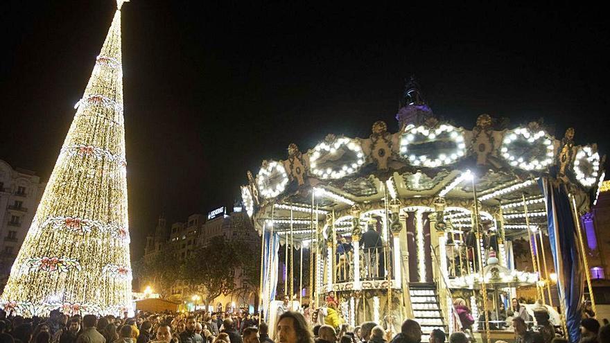 Atracciones navideñas del centro en 2019.