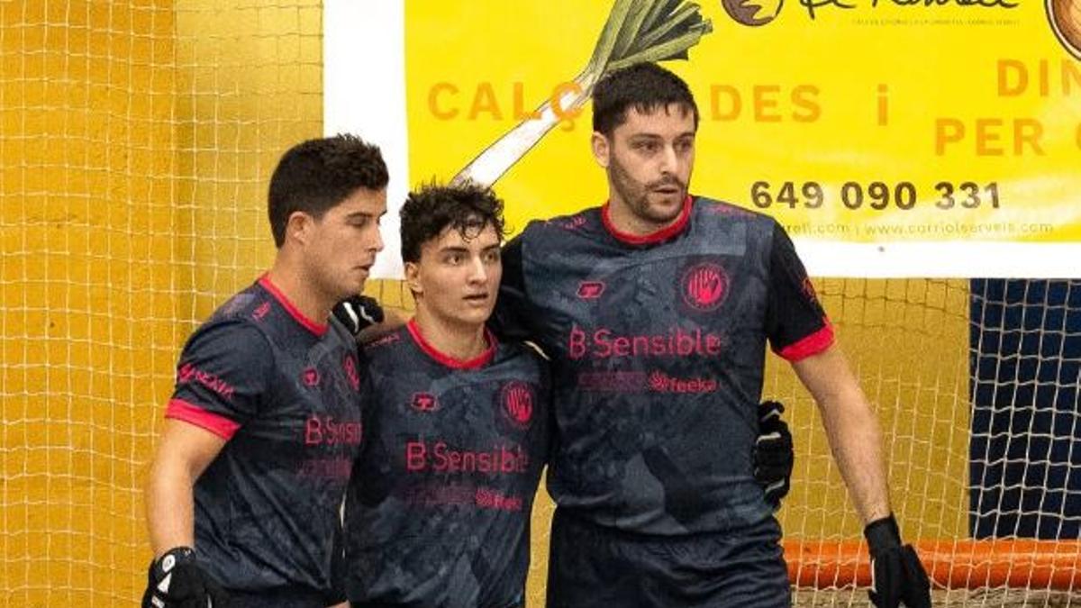 Els jugadors de l’Olot.