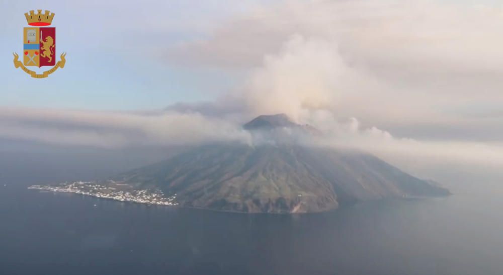 Erupció del volcà Stromboli