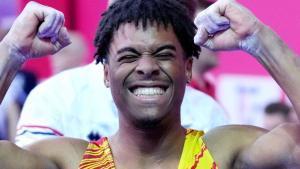 Thierno Diallo, con su sempiterna sonrisa, tanto en competiciones como fuera de ellas.