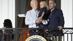Joe Biden y Hunter Biden.