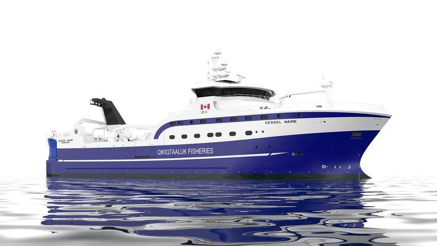 La armadora Qikiqtaaluk confirma el buque de casi 80 metros con Freire Shipyard