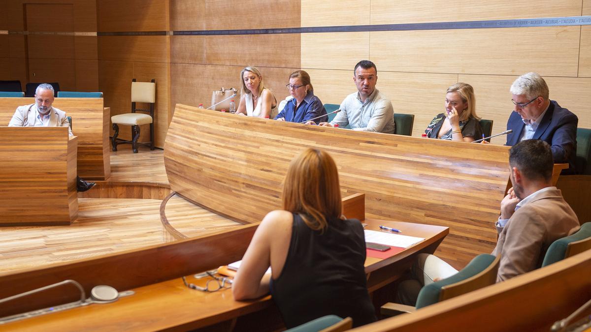 Comisión gestión dana de la Diputación de Valencia.