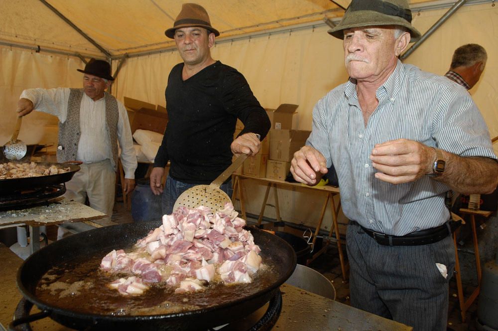 Feria de productos de la tierra en San Mateo