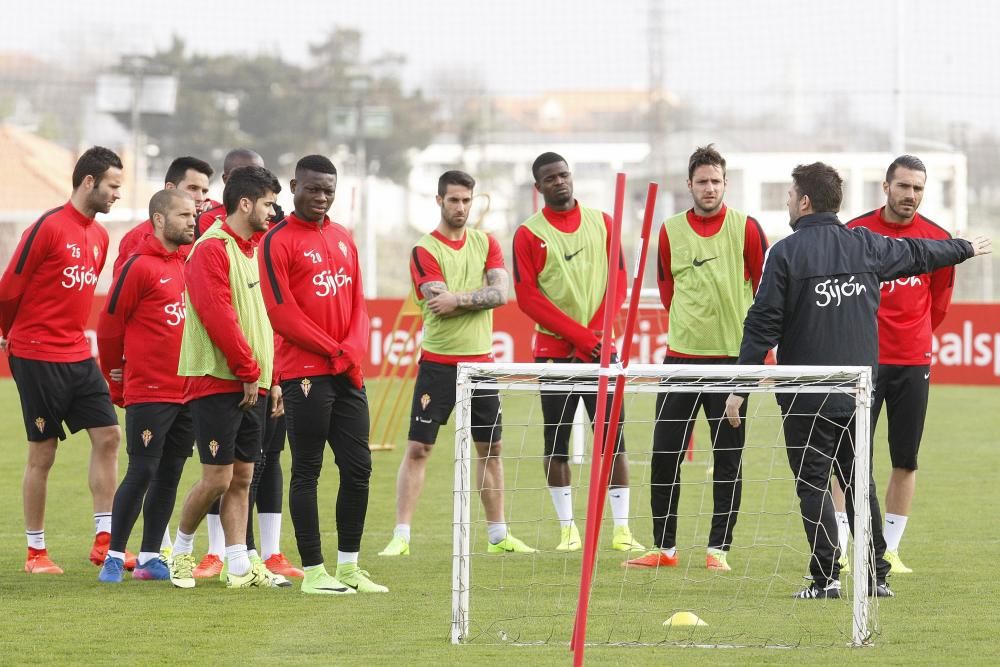 Entrenamiento del Sporting