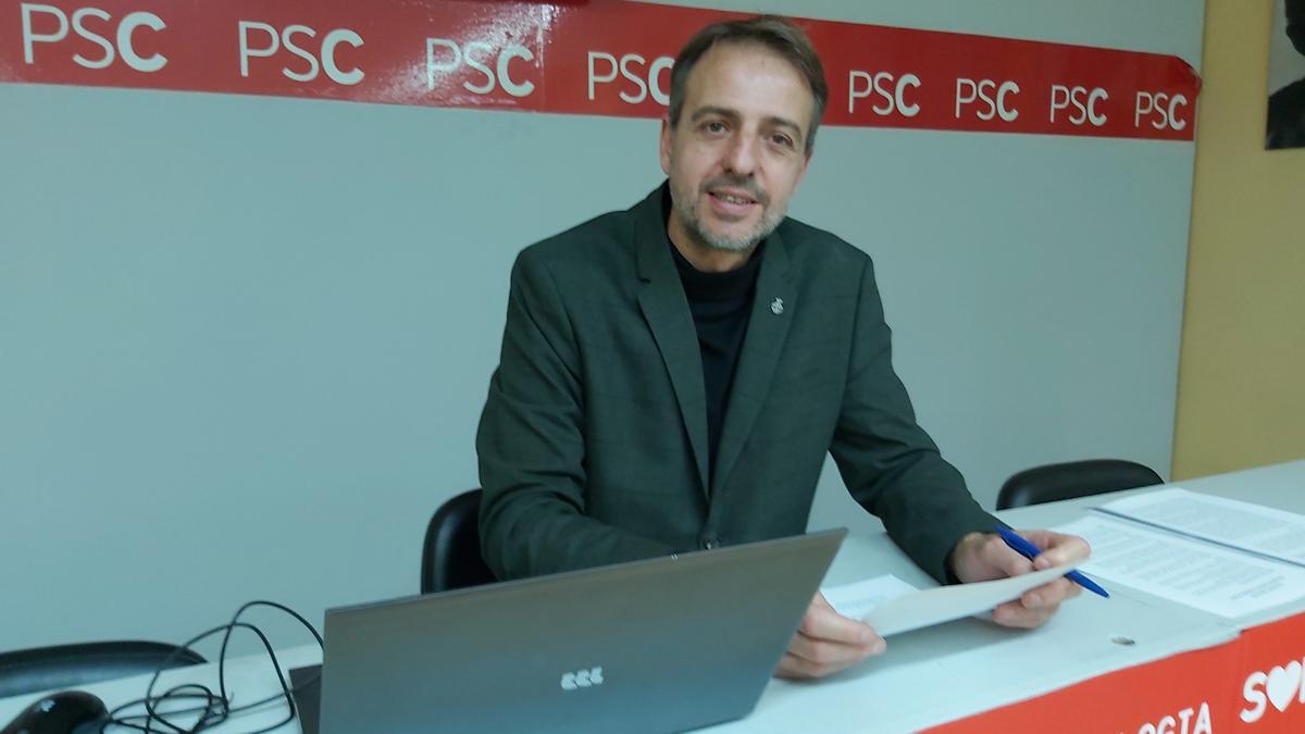 Anjo Valentí és candidat a l'alcaldia de Manresa pel PSC i portaveu del Grup Municipal Socialista