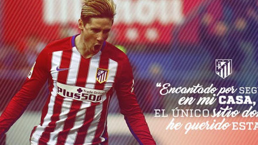 Fernando Torres renueva por una temporada más con el Atlético