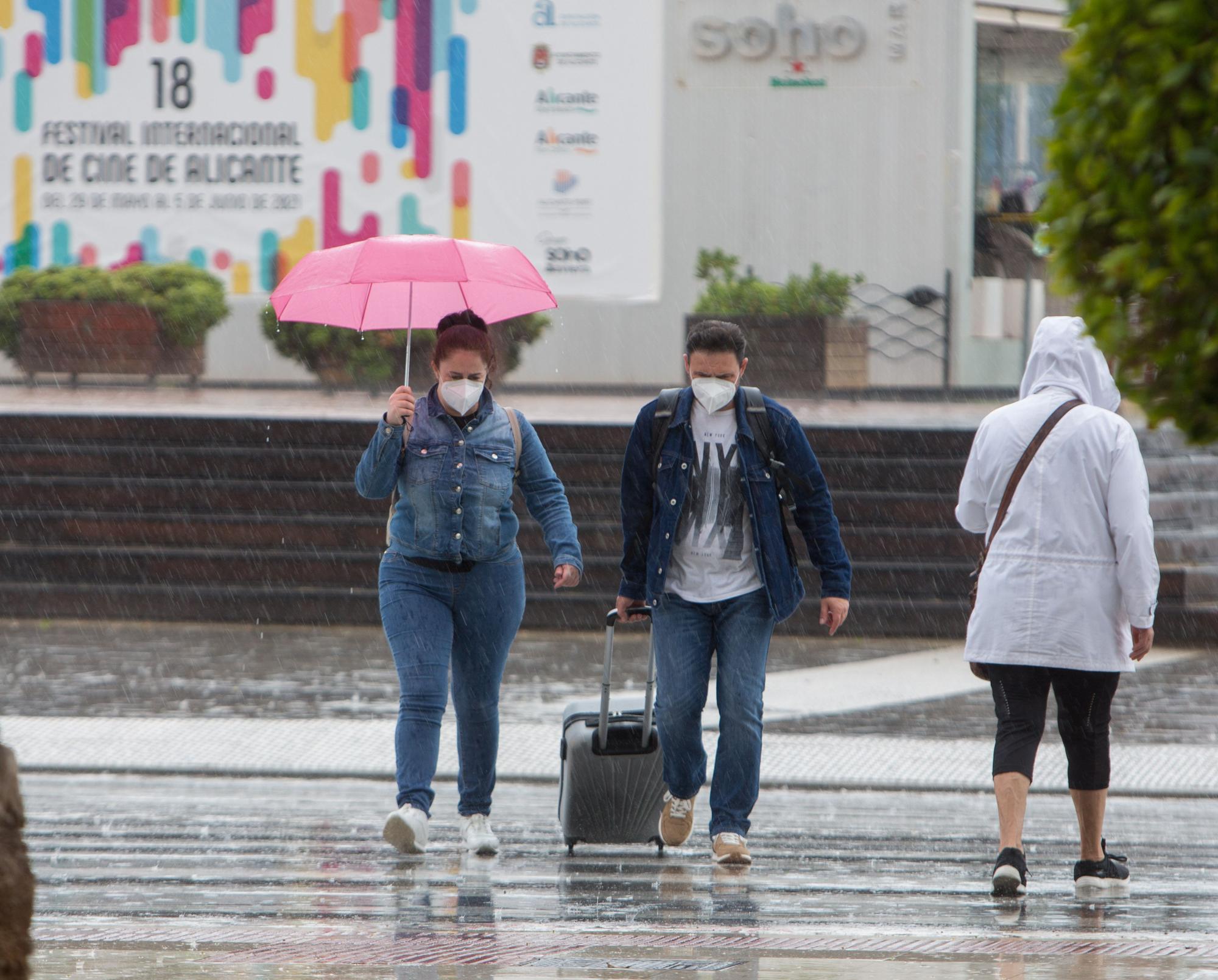 Alerta amarilla por fuertes lluvias y descenso de las temperaturas en la provincia