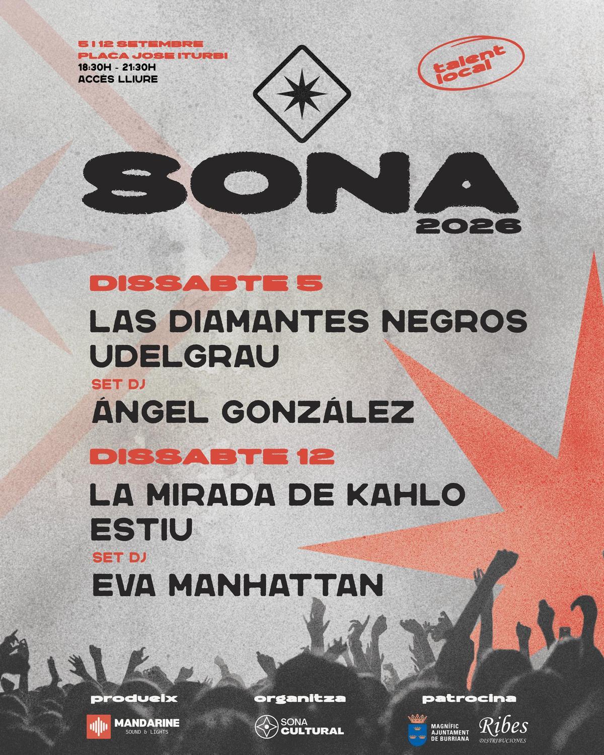 Cartel oficial del festival SONA 2026