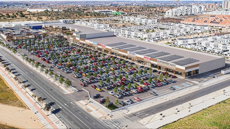 Así avanzan las obras del centro comercial Entrenasas en Dos Hermanas