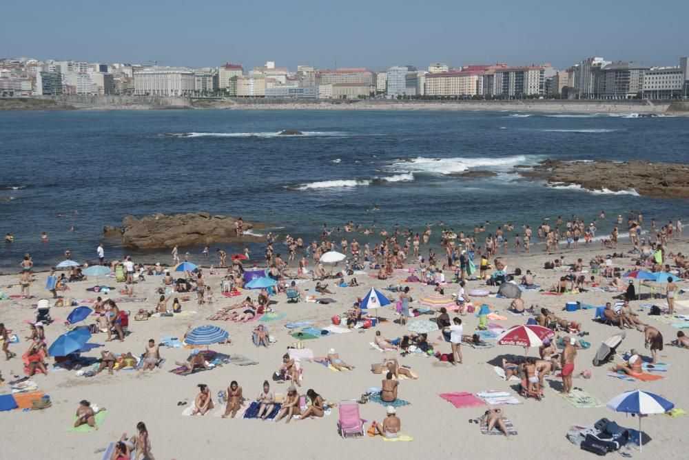 La ola de calor permanecerá en Galicia hasta el domingo.