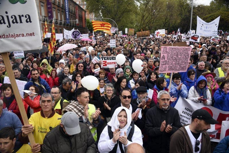 Manifestación 'Revuelta de la España vaciada' en Madrid