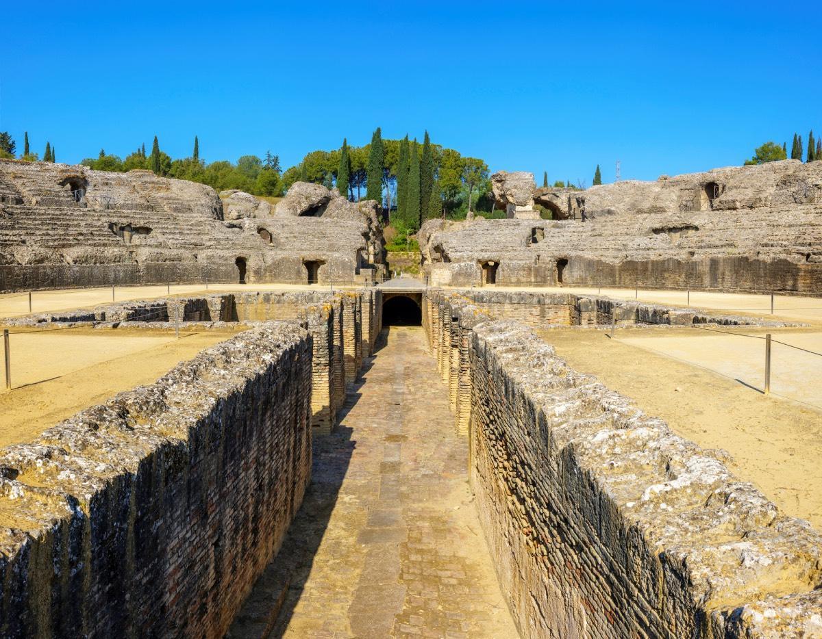 El anfiteatro romano de Itálica