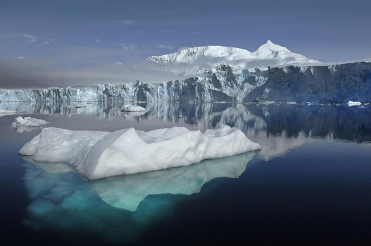 El glaciar Sheldon de la Antártida.