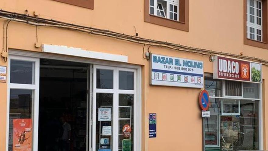 Bazar El Molino, en el barrio de Marmolejos, en Gáldar.