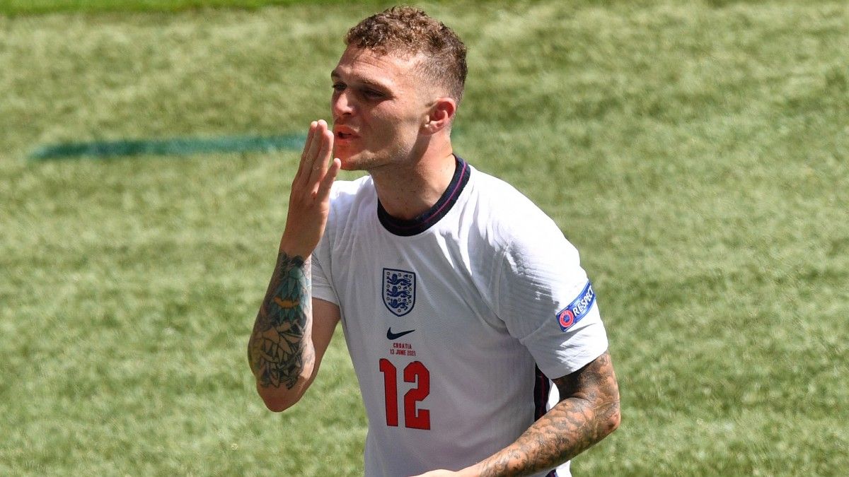 Trippier, con la selección inglesa