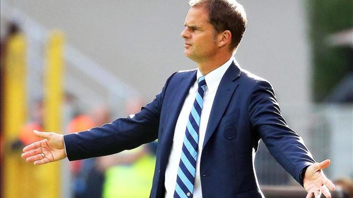 Esta podría ser la última semana de Frank de Boer como técnico del Inter.