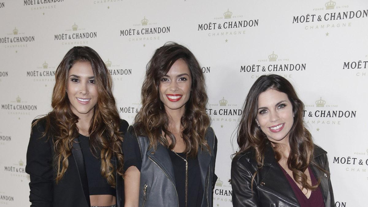 Daniela Ospina, Joana Sanz y Melissa Jiménez en la fiesta de Moët &amp; Chandon