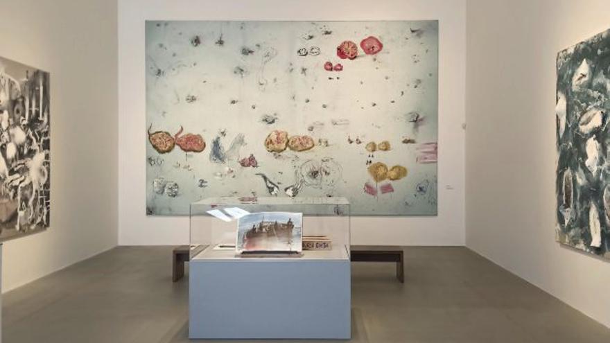 Sala de l’exposició Barceló a Praga.