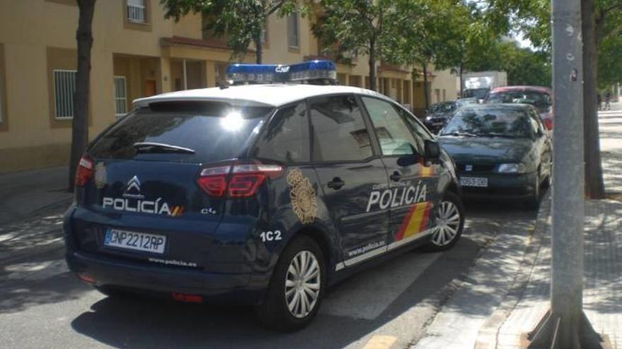 Polizeiwagen in Palma.