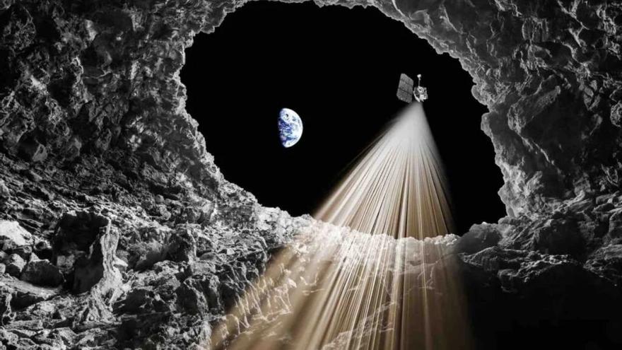 Confirman la existencia de un túnel subterráneo en la Luna