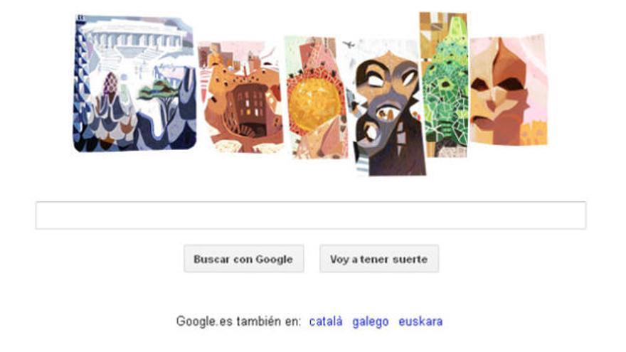 Google homenajea a Gaudí