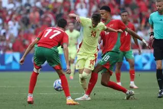 Fútbol en los Juegos Olímpicos: Marruecos - España, en imágenes