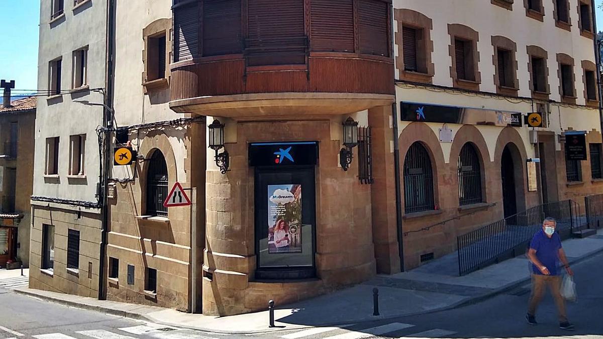 L’oficina de CaixaBank a Sant Llorenç de Morunys | ARXIU PARTICULAR