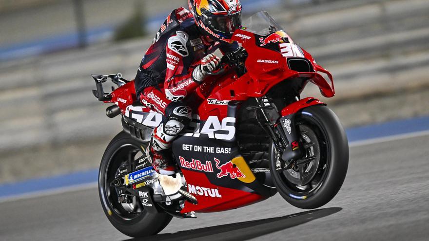 Pedro Acosta, noveno tras rodar cuarto en su estreno en MotoGP