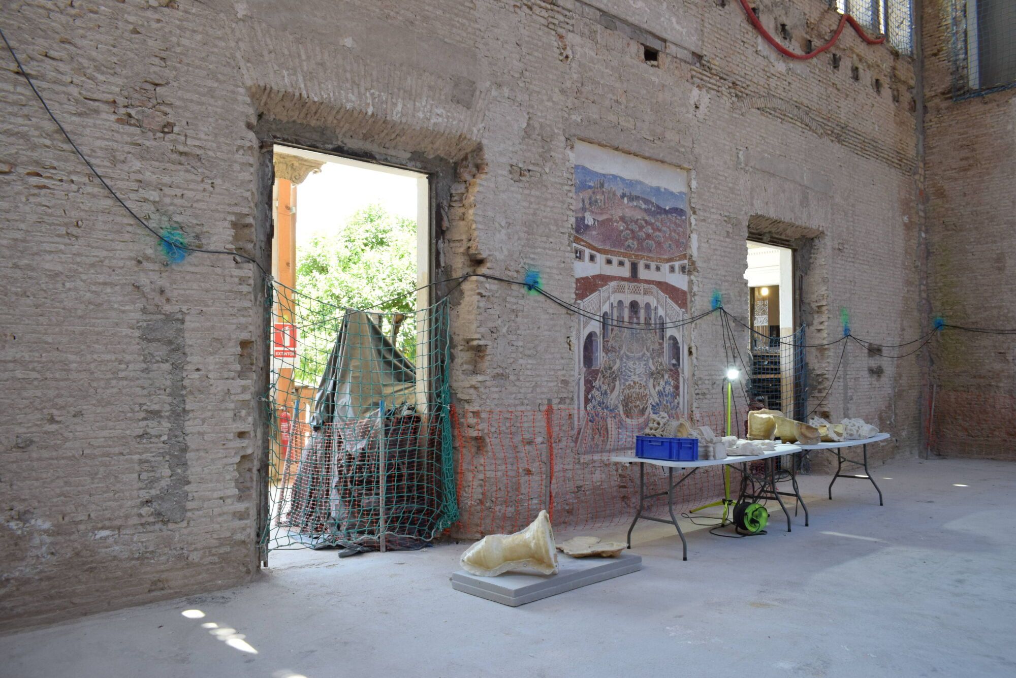 Estado de las obras de adecuación integral del Museo Arqueológico de Sevilla.