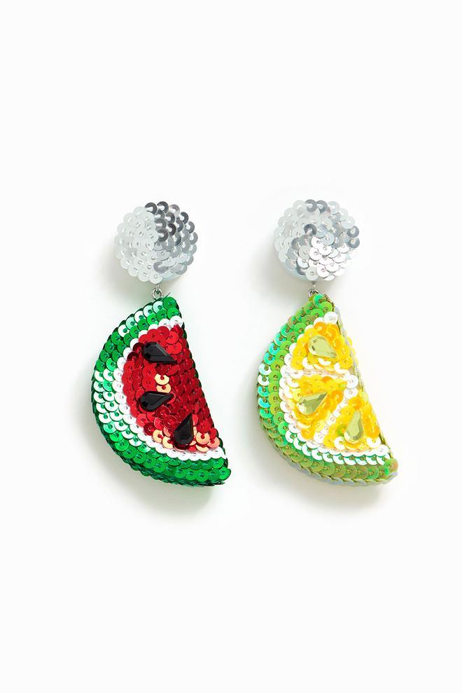 Pendientes de lentejuelas de Bimba y Lola