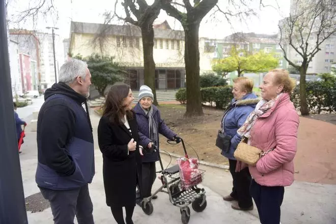 La alcaldesa visita la Sagrada Familia tras la primera fase de obras