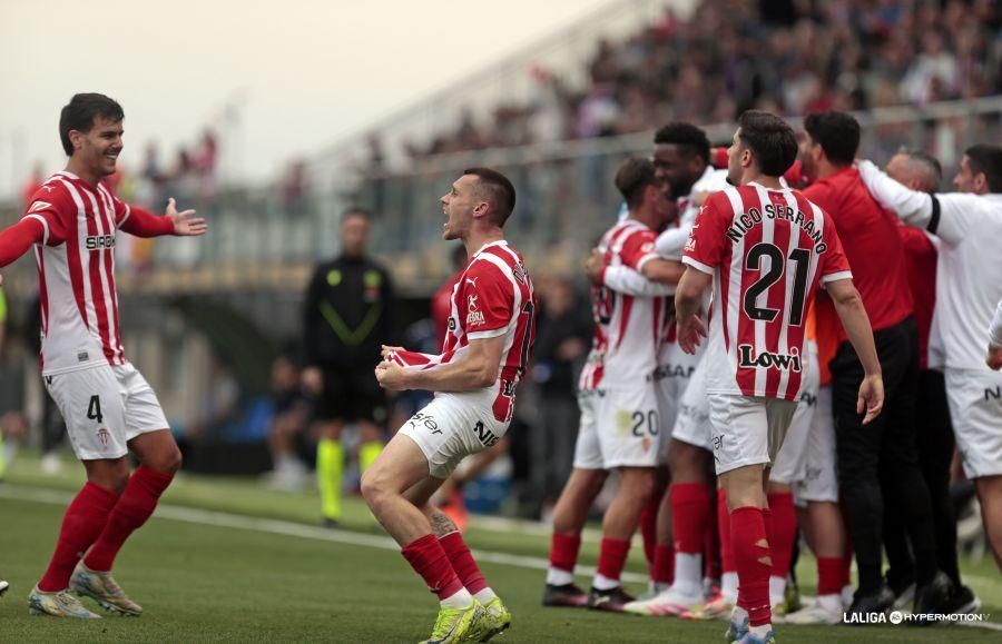 Así fue el partido entre el Sporting y el Eldense