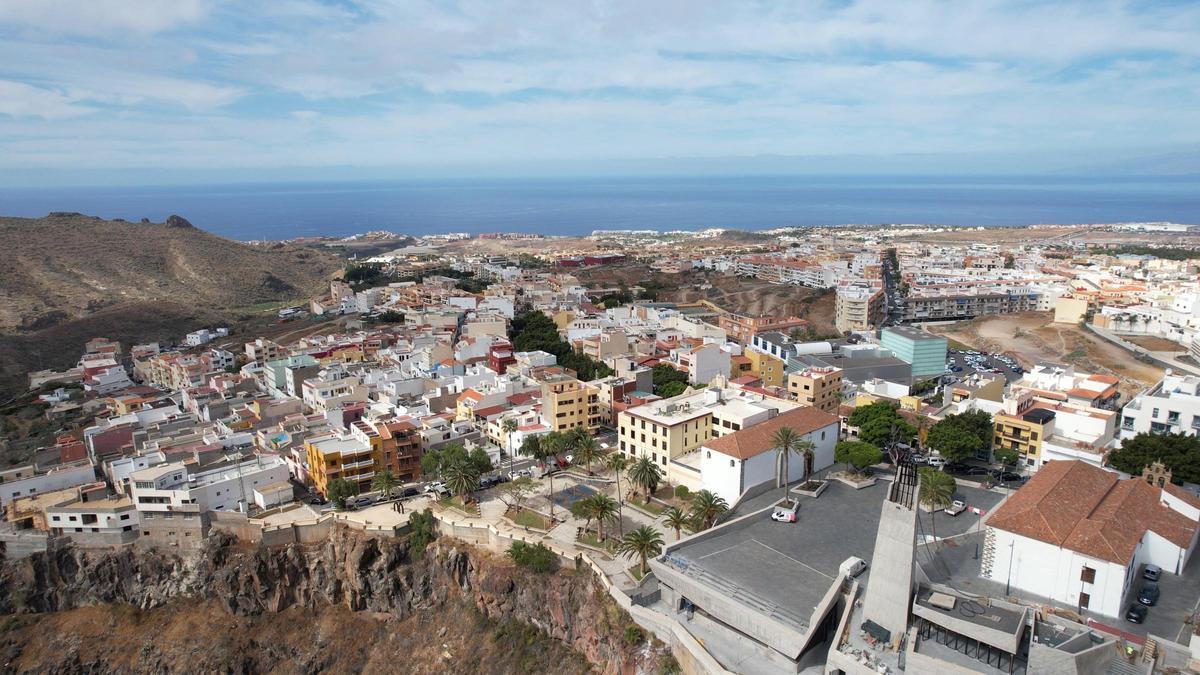 Vista panorámica de Adeje en Tenerife