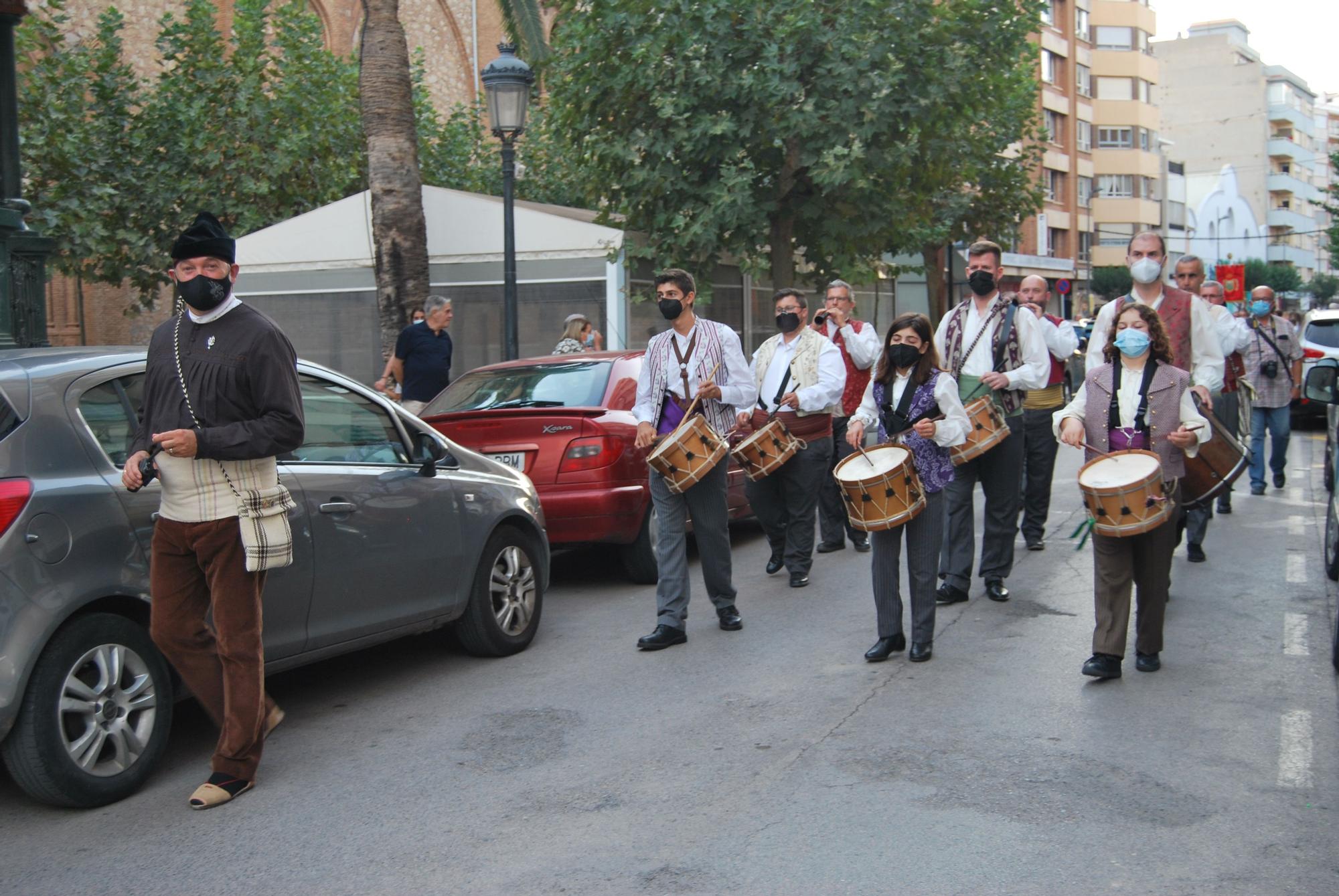 Acto de inauguración de las fiestas josefinas que se celebran del 8 al 12 de octubre en Burriana