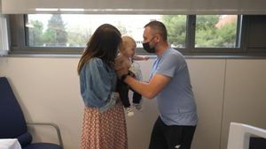 Milosz, el nen operat a Barcelona gràcies a la subhasta d’una medalla de Tòquio